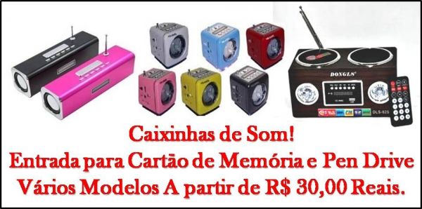 Caixinha de Som Varios Modelos