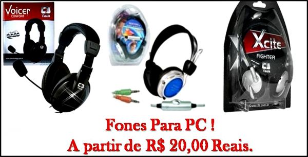 Fones para Pc